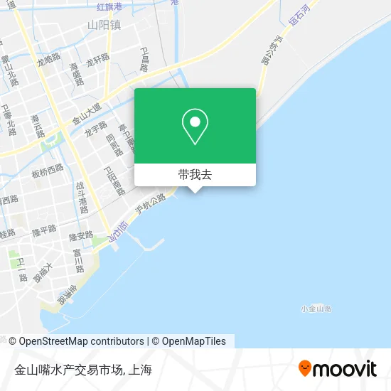 金山嘴水产交易市场地图