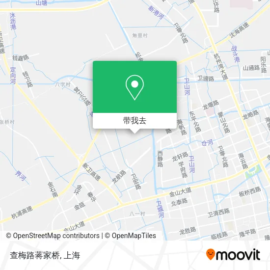 查梅路蒋家桥地图