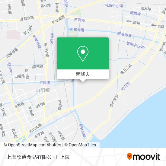 上海欣迪食品有限公司地图