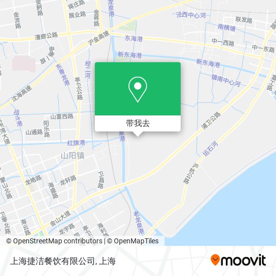 上海捷洁餐饮有限公司地图