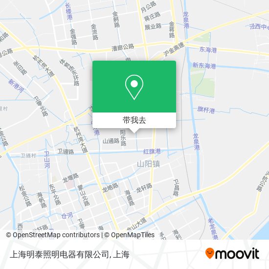 上海明泰照明电器有限公司地图