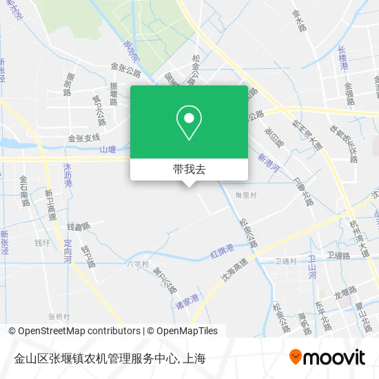 金山区张堰镇农机管理服务中心地图