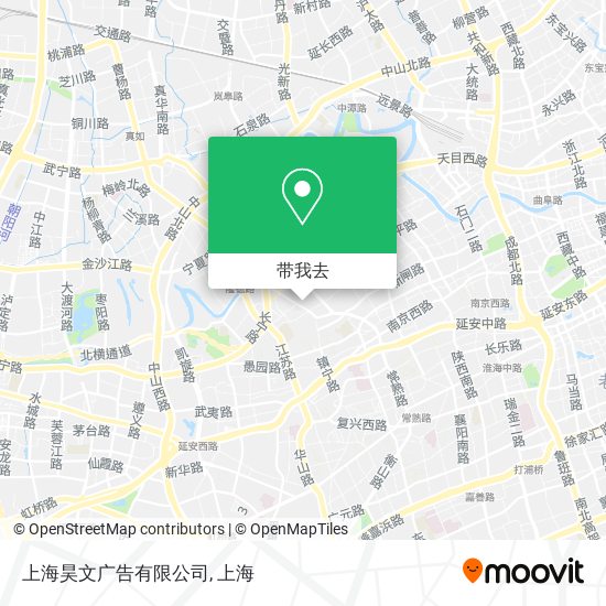 上海昊文广告有限公司地图