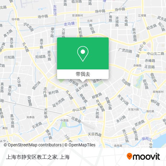 上海市静安区教工之家地图