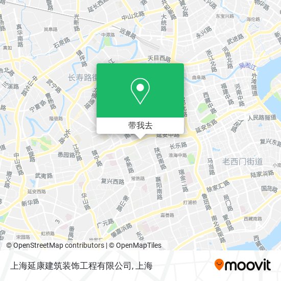 上海延康建筑装饰工程有限公司地图