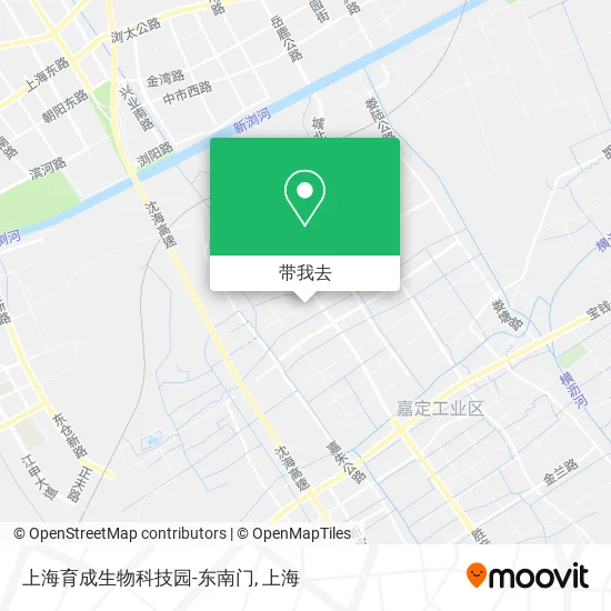 上海育成生物科技园-东南门地图