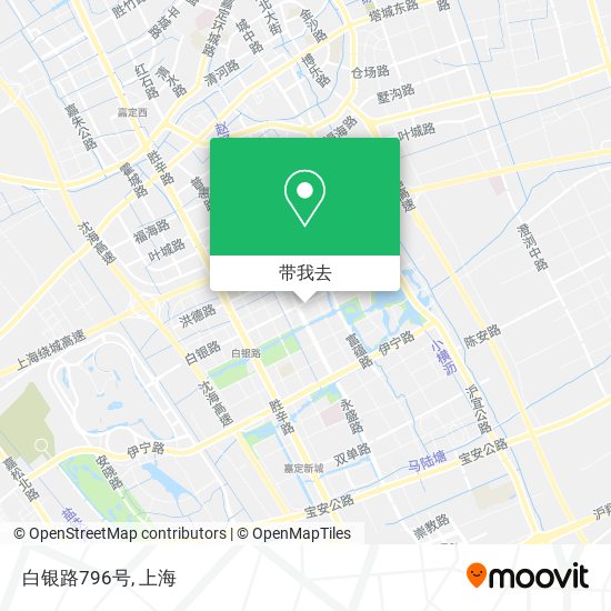 白银路796号地图