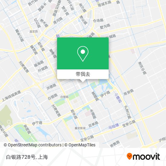 白银路728号地图