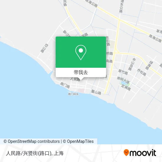 人民路/兴贤街(路口)地图