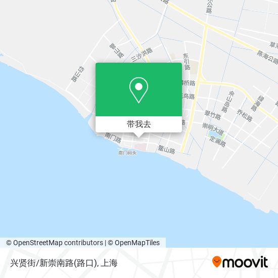 兴贤街/新崇南路(路口)地图