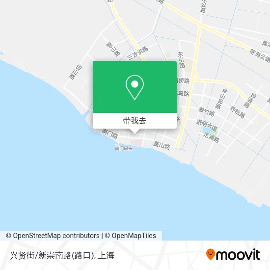 兴贤街/新崇南路(路口)地图