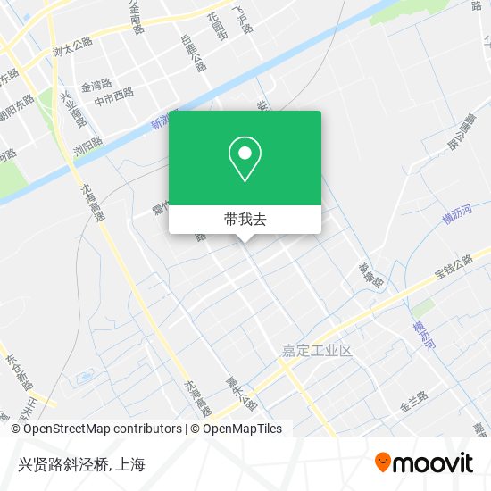 兴贤路斜泾桥地图