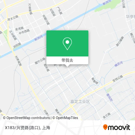 X183/兴贤路(路口)地图