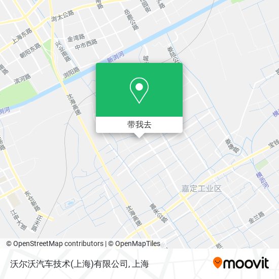 沃尔沃汽车技术(上海)有限公司地图