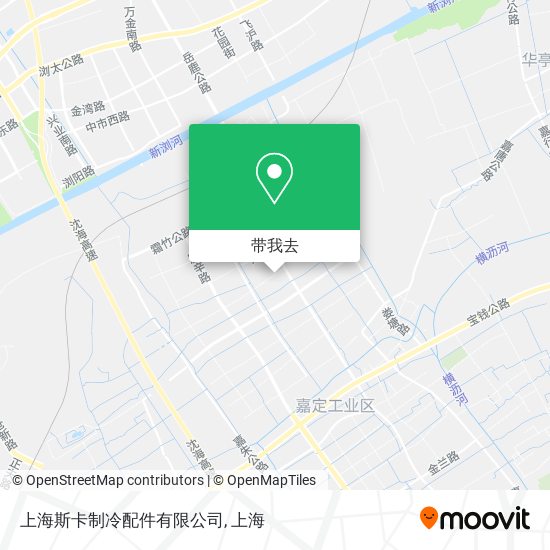 上海斯卡制冷配件有限公司地图
