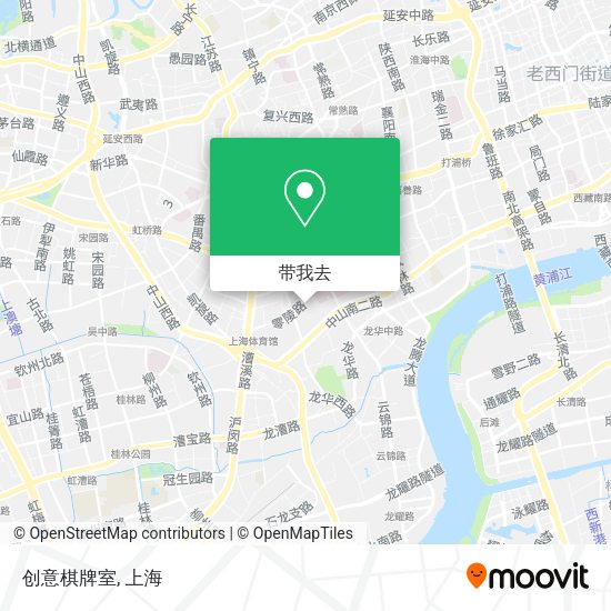 创意棋牌室地图