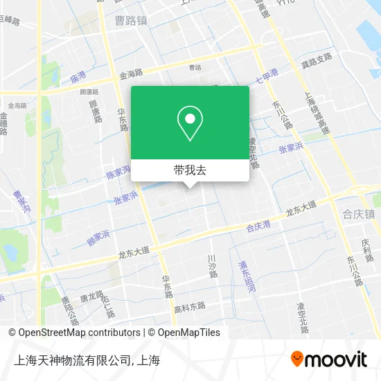 上海天神物流有限公司地图
