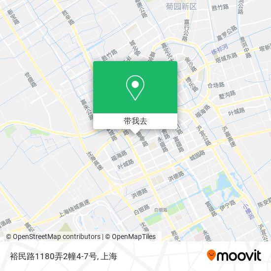 裕民路1180弄2幢4-7号地图