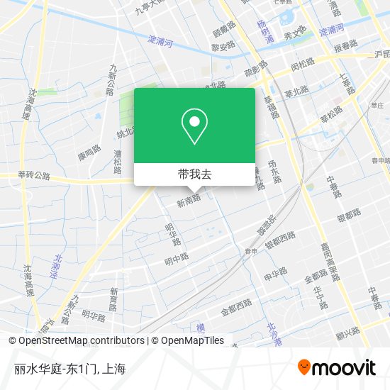 丽水华庭-东1门地图
