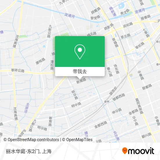丽水华庭-东2门地图