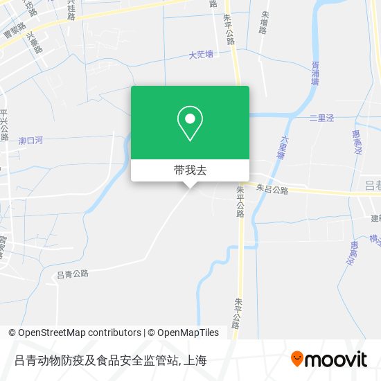 吕青动物防疫及食品安全监管站地图