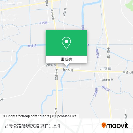 吕青公路/泖湾支路(路口)地图