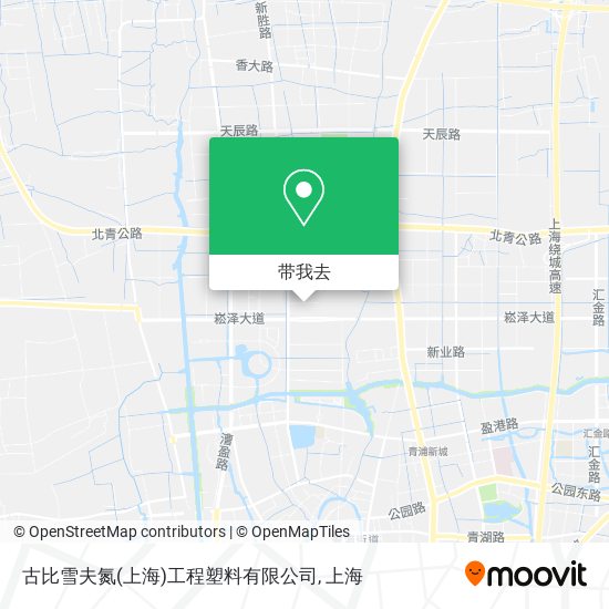 古比雪夫氮(上海)工程塑料有限公司地图