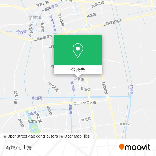 新城路地图