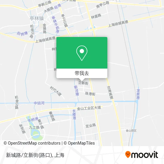新城路/立新街(路口)地图