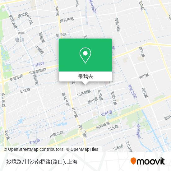 妙境路/川沙南桥路(路口)地图