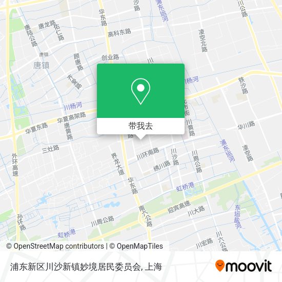 浦东新区川沙新镇妙境居民委员会地图