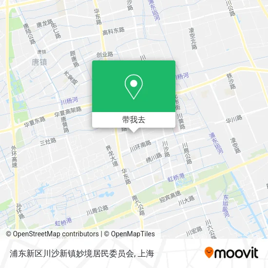 浦东新区川沙新镇妙境居民委员会地图