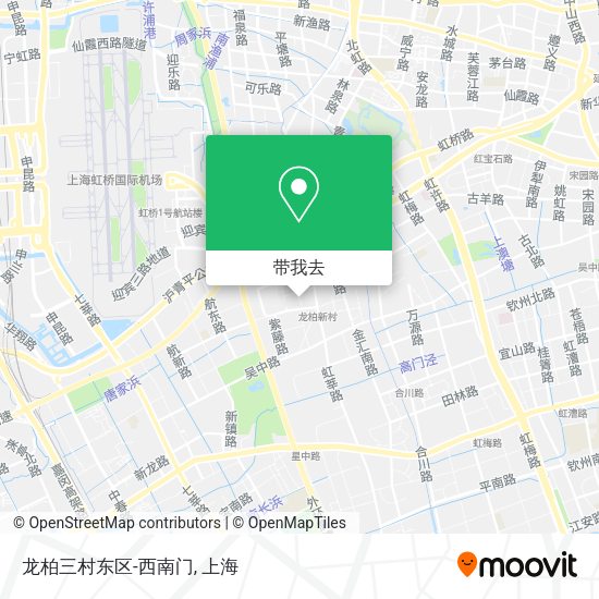 龙柏三村东区-西南门地图
