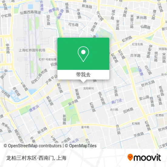 龙柏三村东区-西南门地图