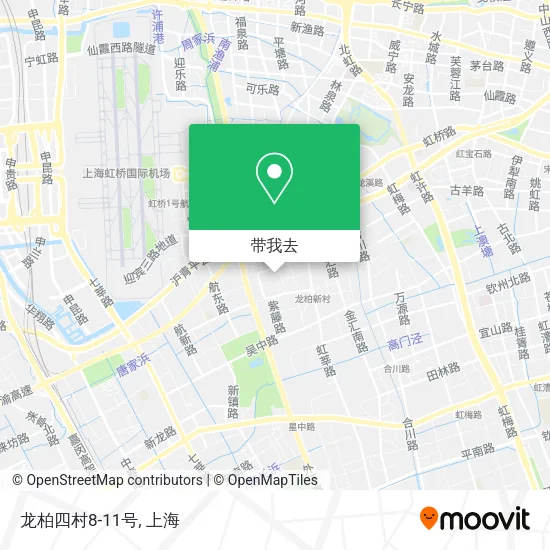 龙柏四村8-11号地图