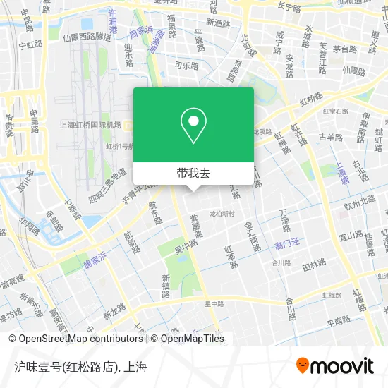 沪味壹号(红松路店)地图