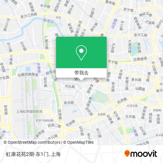 虹康花苑2期-东1门地图
