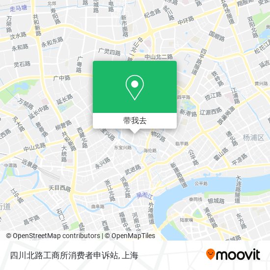 四川北路工商所消费者申诉站地图