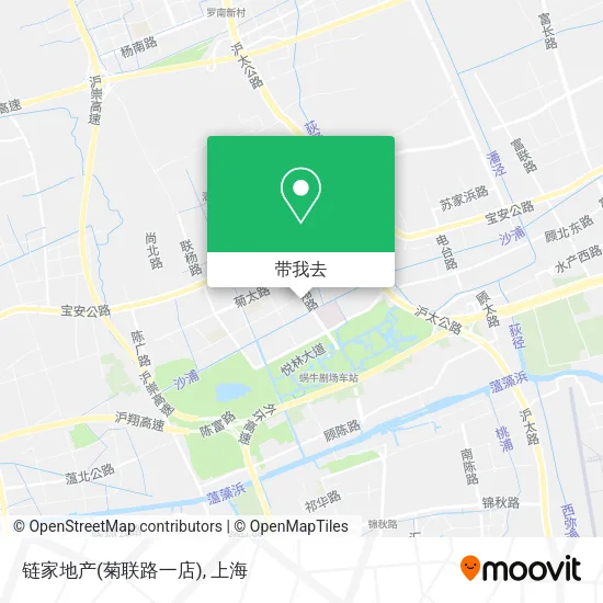 链家地产(菊联路一店)地图