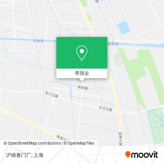沪靖卷门厂地图