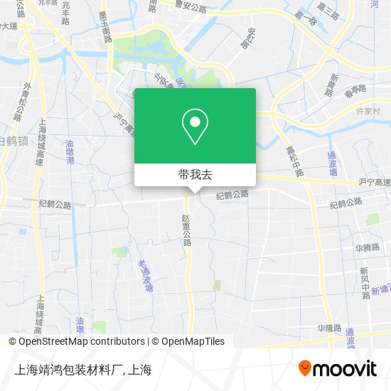 上海靖鸿包装材料厂地图