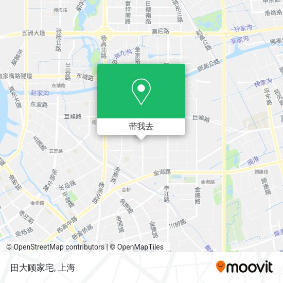 田大顾家宅地图