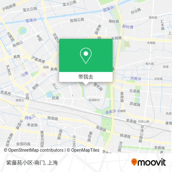 紫藤苑小区-南门地图