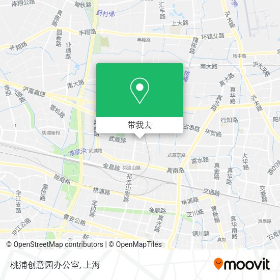 桃浦创意园办公室地图