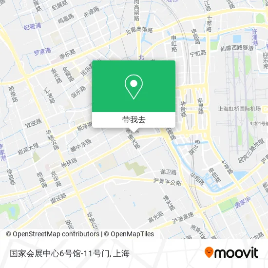 国家会展中心6号馆-11号门地图