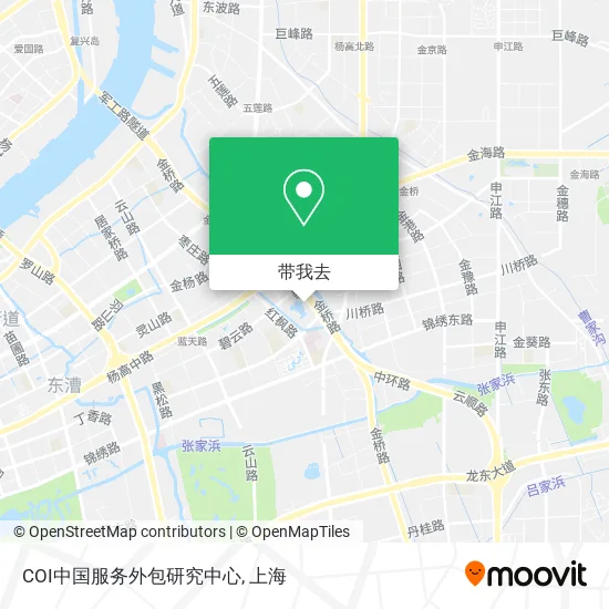 COI中国服务外包研究中心地图