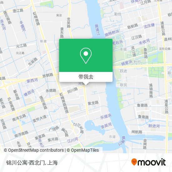 锦川公寓-西北门地图