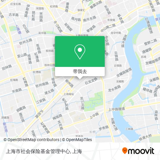 上海市社会保险基金管理中心地图