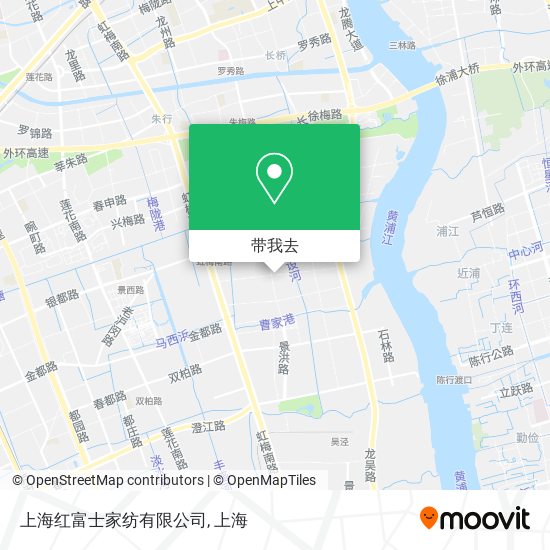 上海红富士家纺有限公司地图