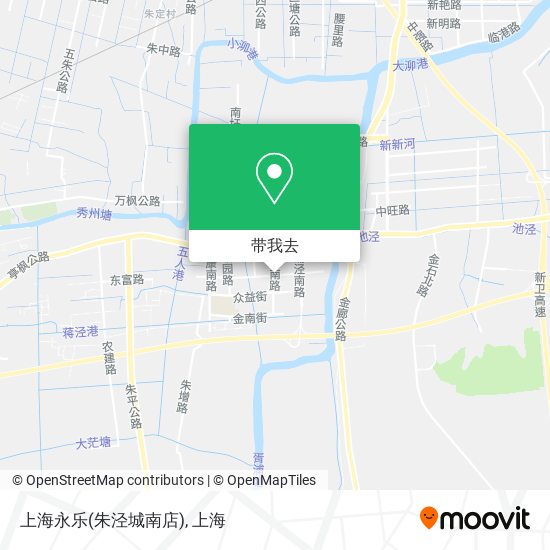 上海永乐(朱泾城南店)地图
